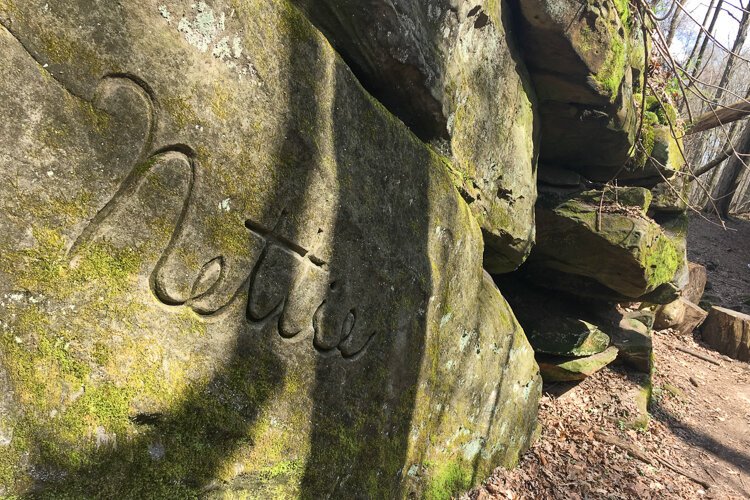 Worden's Ledges Loop trail.
